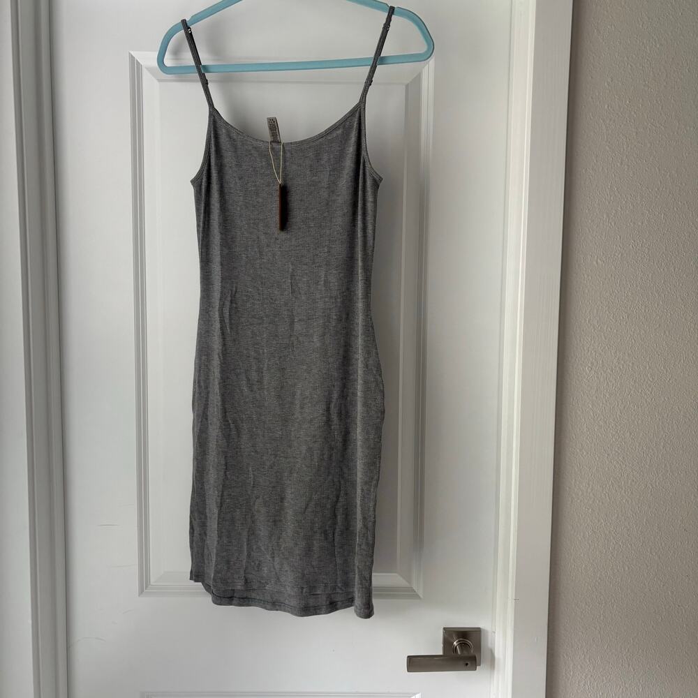 NWT Skims Super Soft Gray Mini Lounge Dress Size Large